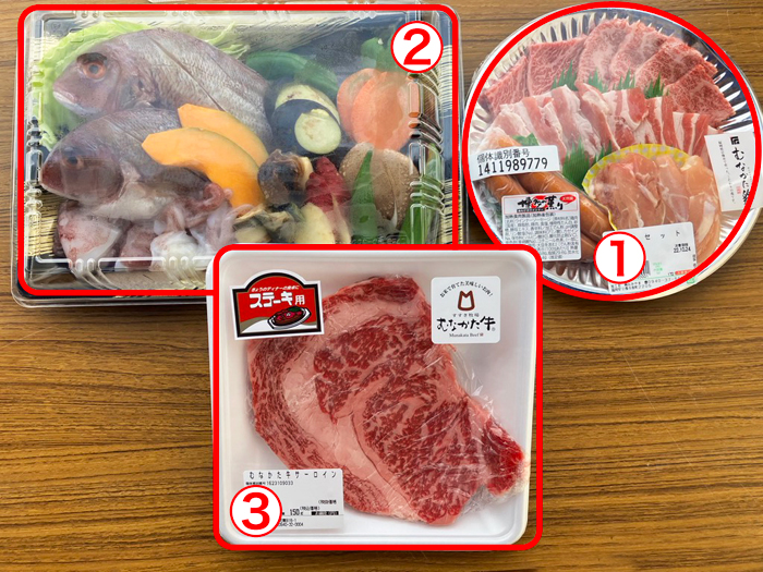 BBQ食材セットお肉の内容